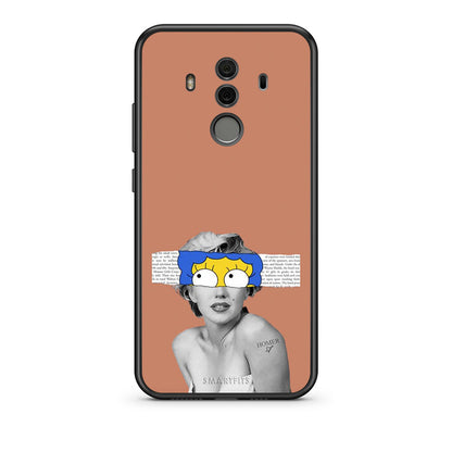 Huawei Mate 10 Pro Sim Merilyn θήκη από τη Smartfits με σχέδιο στο πίσω μέρος και μαύρο περίβλημα | Smartphone case with colorful back and black bezels by Smartfits