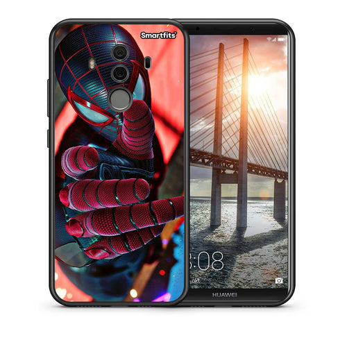 Θήκη Huawei Mate 10 Pro Spider Hand από τη Smartfits με σχέδιο στο πίσω μέρος και μαύρο περίβλημα | Huawei Mate 10 Pro Spider Hand case with colorful back and black bezels