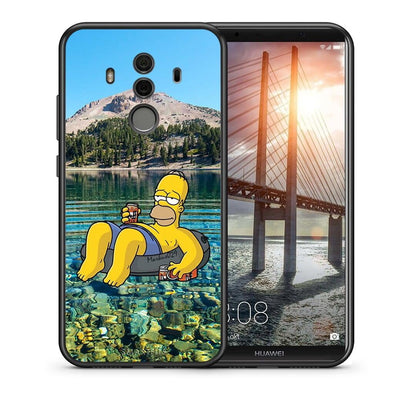 Θήκη Huawei Mate 10 Pro Summer Happiness από τη Smartfits με σχέδιο στο πίσω μέρος και μαύρο περίβλημα | Huawei Mate 10 Pro Summer Happiness case with colorful back and black bezels