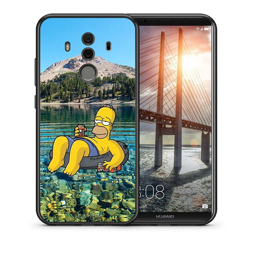 Θήκη Huawei Mate 10 Pro Summer Happiness από τη Smartfits με σχέδιο στο πίσω μέρος και μαύρο περίβλημα | Huawei Mate 10 Pro Summer Happiness case with colorful back and black bezels