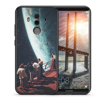 Θήκη Huawei Mate 10 Pro Surreal View από τη Smartfits με σχέδιο στο πίσω μέρος και μαύρο περίβλημα | Huawei Mate 10 Pro Surreal View case with colorful back and black bezels
