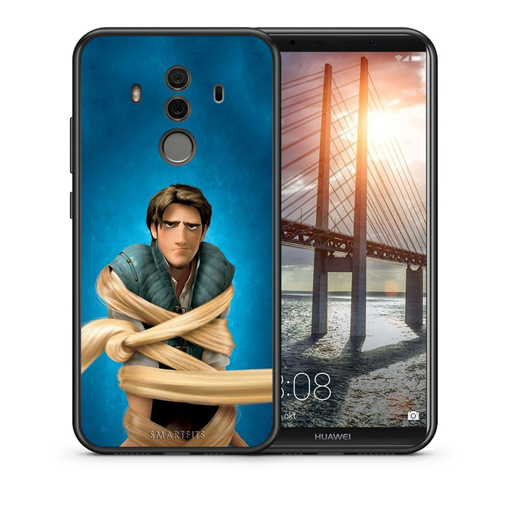 Θήκη Αγίου Βαλεντίνου Huawei Mate 10 Pro Tangled 1 από τη Smartfits με σχέδιο στο πίσω μέρος και μαύρο περίβλημα | Huawei Mate 10 Pro Tangled 1 case with colorful back and black bezels