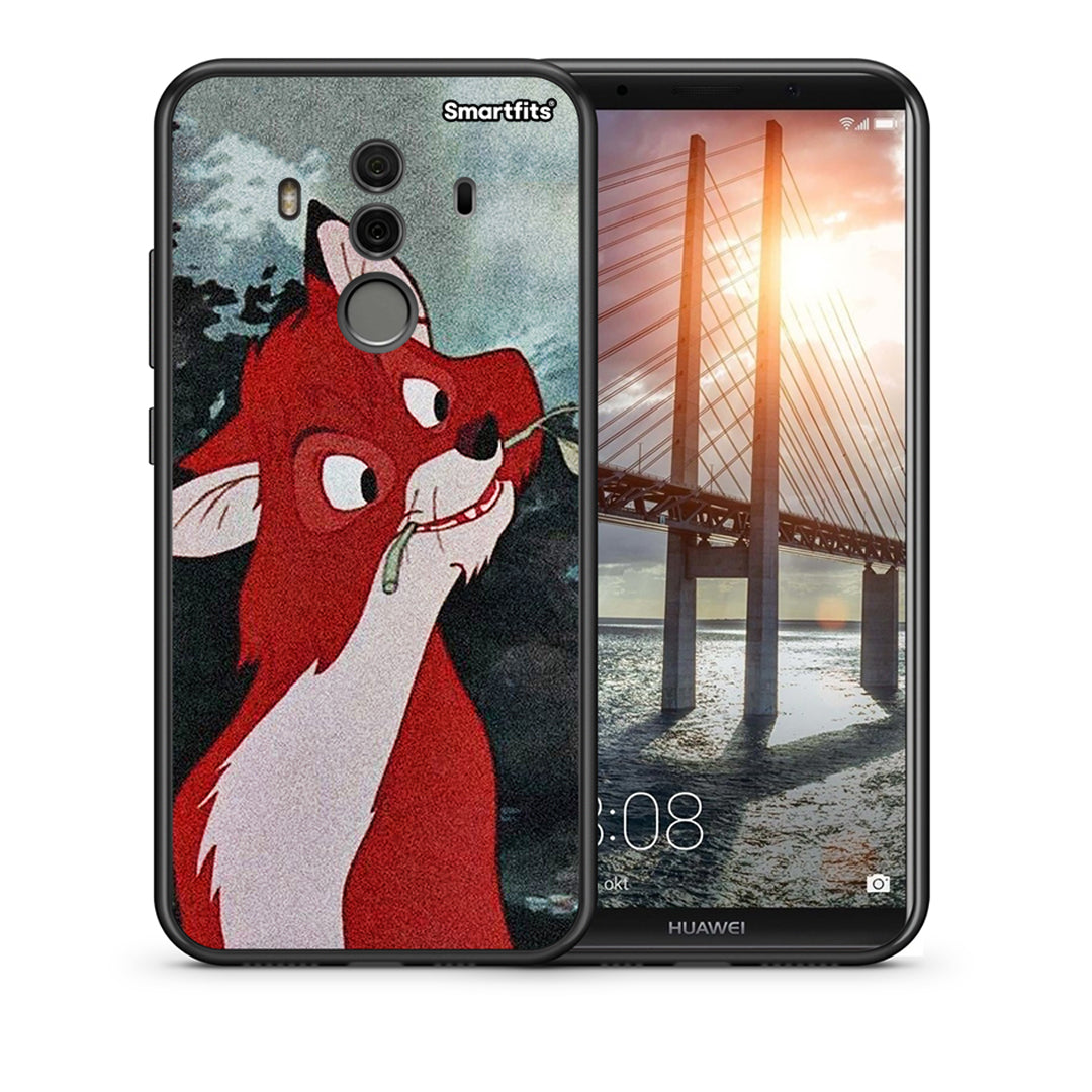 Θήκη Huawei Mate 10 Pro Tod And Vixey Love 1 από τη Smartfits με σχέδιο στο πίσω μέρος και μαύρο περίβλημα | Huawei Mate 10 Pro Tod And Vixey Love 1 case with colorful back and black bezels