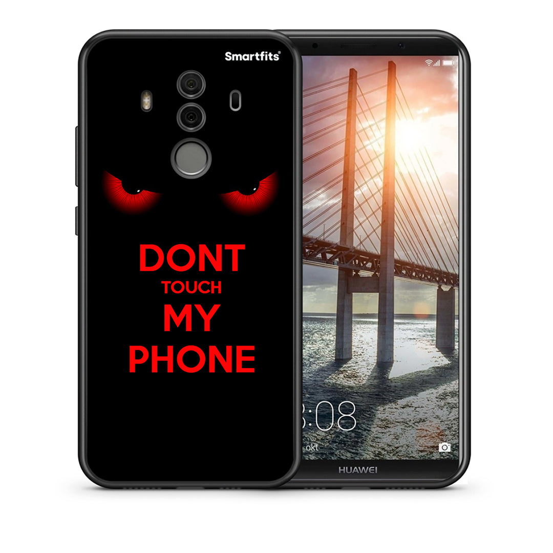 Θήκη Huawei Mate 10 Pro Touch My Phone από τη Smartfits με σχέδιο στο πίσω μέρος και μαύρο περίβλημα | Huawei Mate 10 Pro Touch My Phone case with colorful back and black bezels
