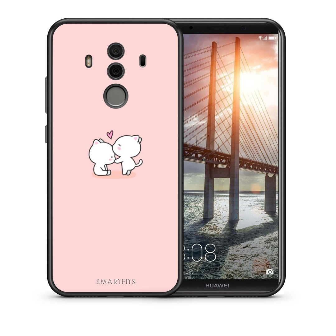 Θήκη Huawei Mate 10 Pro Love Valentine από τη Smartfits με σχέδιο στο πίσω μέρος και μαύρο περίβλημα | Huawei Mate 10 Pro Love Valentine case with colorful back and black bezels