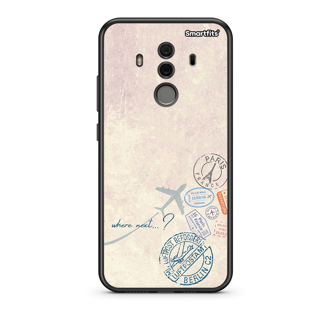 Huawei Mate 10 Pro Where Next Θήκη από τη Smartfits με σχέδιο στο πίσω μέρος και μαύρο περίβλημα | Smartphone case with colorful back and black bezels by Smartfits