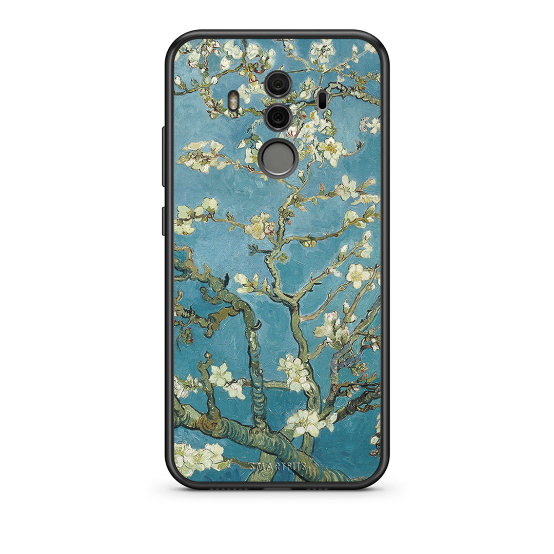 Huawei Mate 10 Pro White Blossoms θήκη από τη Smartfits με σχέδιο στο πίσω μέρος και μαύρο περίβλημα | Smartphone case with colorful back and black bezels by Smartfits