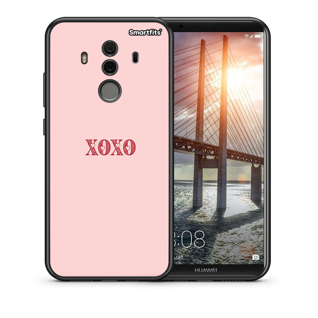 Θήκη Huawei Mate 10 Pro XOXO Love από τη Smartfits με σχέδιο στο πίσω μέρος και μαύρο περίβλημα | Huawei Mate 10 Pro XOXO Love case with colorful back and black bezels