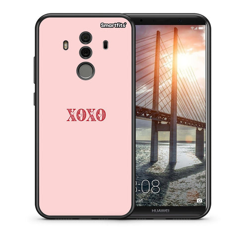 Θήκη Huawei Mate 10 Pro XOXO Love από τη Smartfits με σχέδιο στο πίσω μέρος και μαύρο περίβλημα | Huawei Mate 10 Pro XOXO Love case with colorful back and black bezels