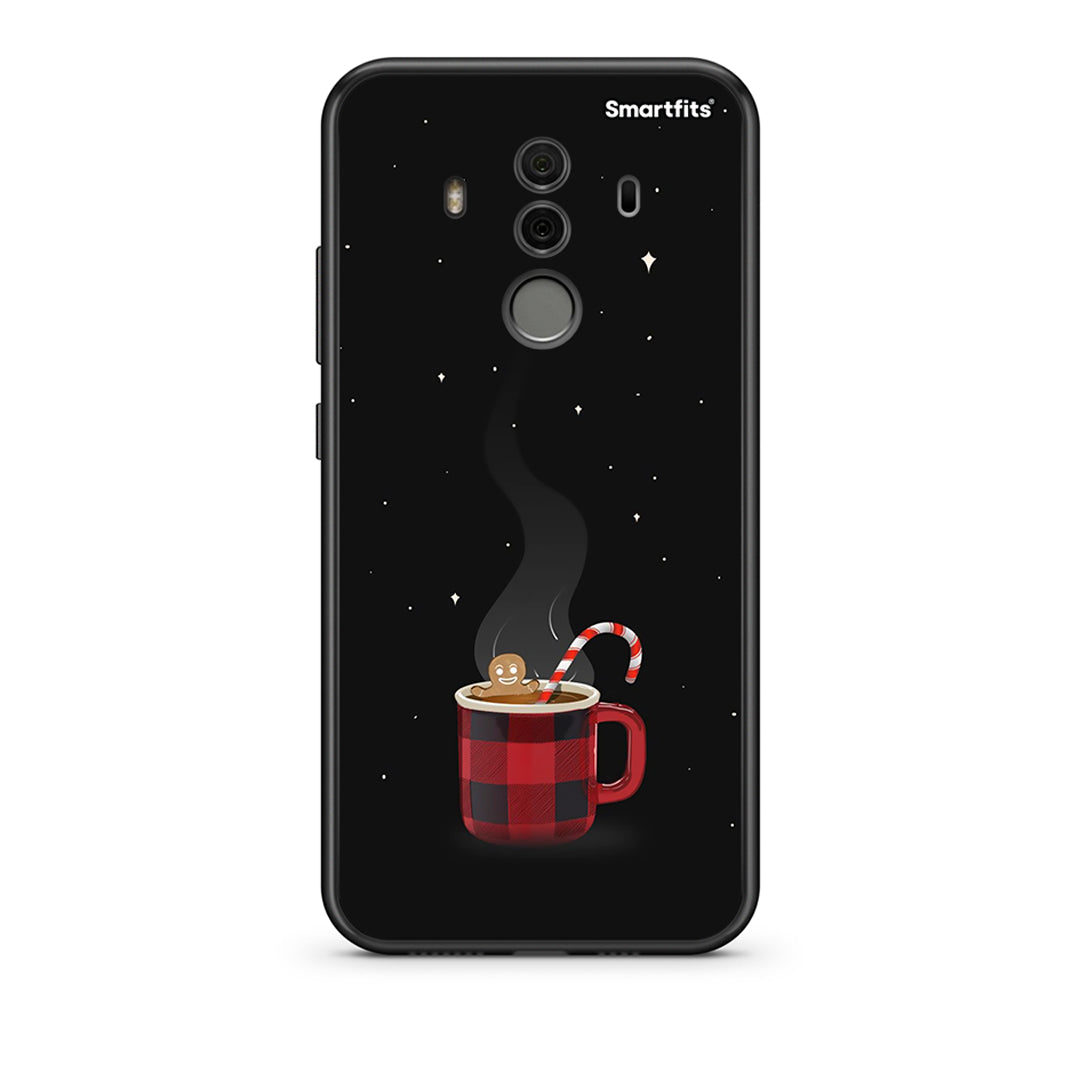 Huawei Mate 10 Pro Xmas Bathing θήκη από τη Smartfits με σχέδιο στο πίσω μέρος και μαύρο περίβλημα | Smartphone case with colorful back and black bezels by Smartfits