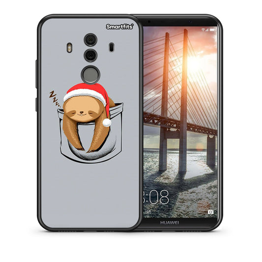 Θήκη Huawei Mate 10 Pro Xmas Zzzz από τη Smartfits με σχέδιο στο πίσω μέρος και μαύρο περίβλημα | Huawei Mate 10 Pro Xmas Zzzz case with colorful back and black bezels
