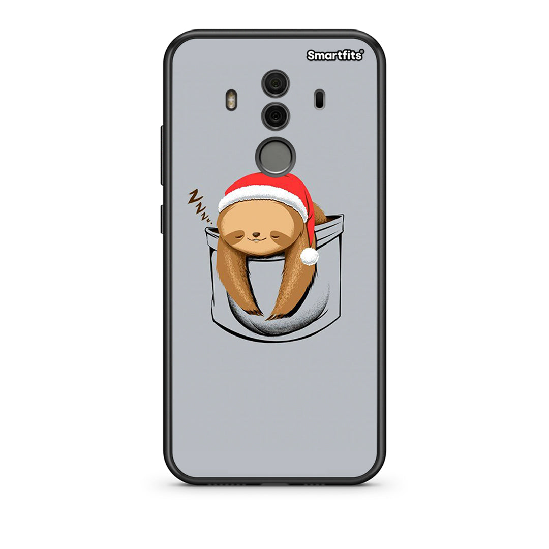 Huawei Mate 10 Pro Xmas Zzzz θήκη από τη Smartfits με σχέδιο στο πίσω μέρος και μαύρο περίβλημα | Smartphone case with colorful back and black bezels by Smartfits