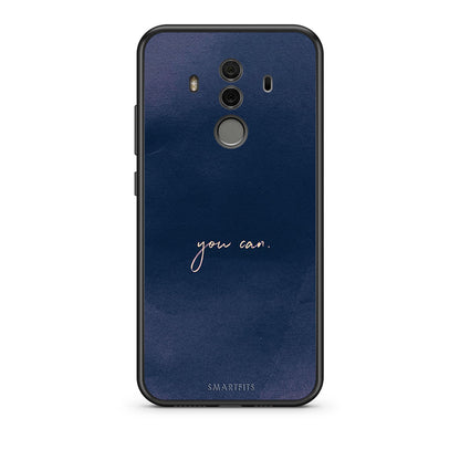 Huawei Mate 10 Pro You Can θήκη από τη Smartfits με σχέδιο στο πίσω μέρος και μαύρο περίβλημα | Smartphone case with colorful back and black bezels by Smartfits