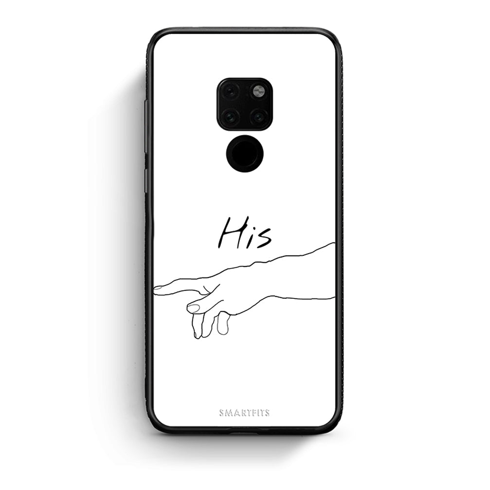 Huawei Mate 20 Aeshetic Love 2 Θήκη Αγίου Βαλεντίνου από τη Smartfits με σχέδιο στο πίσω μέρος και μαύρο περίβλημα | Smartphone case with colorful back and black bezels by Smartfits