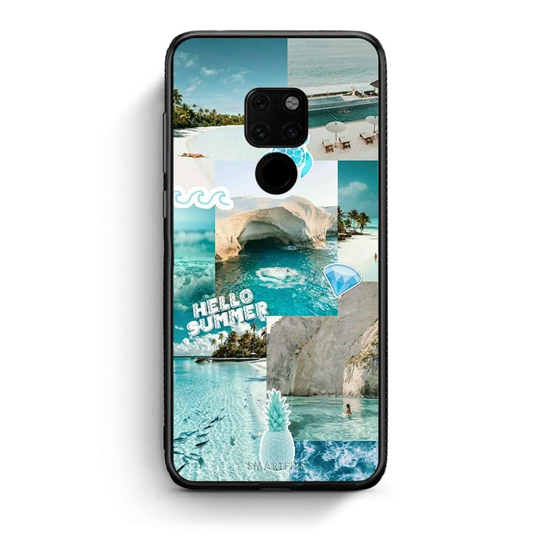 Huawei Mate 20 Aesthetic Summer Θήκη από τη Smartfits με σχέδιο στο πίσω μέρος και μαύρο περίβλημα | Smartphone case with colorful back and black bezels by Smartfits