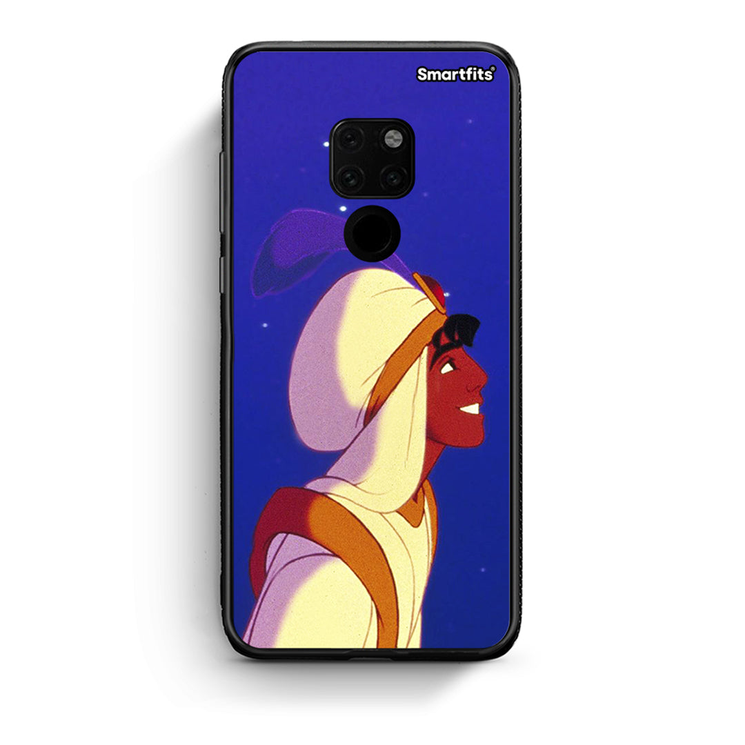 Huawei Mate 20 Alladin And Jasmine Love 1 θήκη από τη Smartfits με σχέδιο στο πίσω μέρος και μαύρο περίβλημα | Smartphone case with colorful back and black bezels by Smartfits