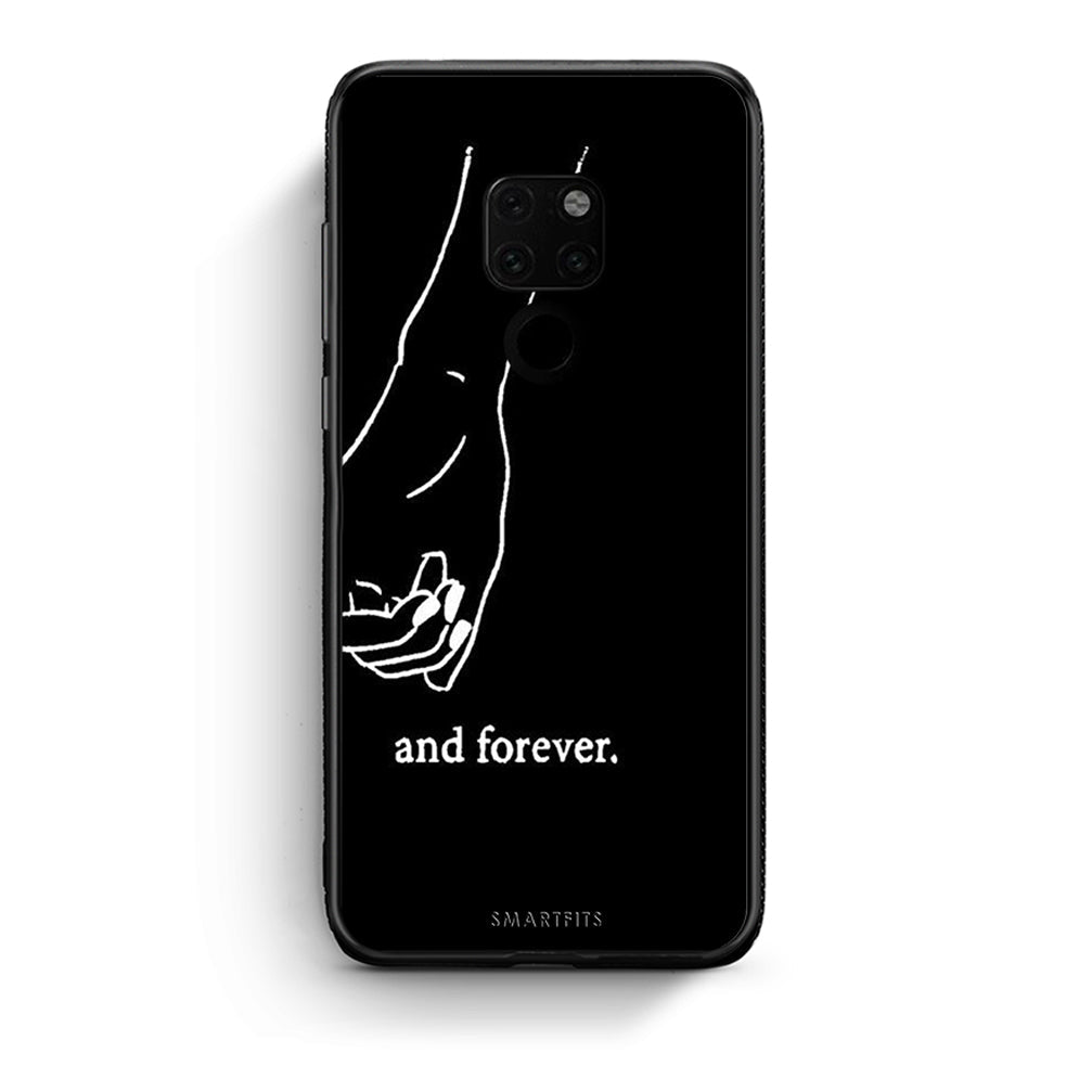 Huawei Mate 20 Always & Forever 2 Θήκη Αγίου Βαλεντίνου από τη Smartfits με σχέδιο στο πίσω μέρος και μαύρο περίβλημα | Smartphone case with colorful back and black bezels by Smartfits