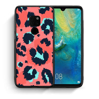 Thumbnail for Θήκη Huawei Mate 20 Pink Leopard Animal από τη Smartfits με σχέδιο στο πίσω μέρος και μαύρο περίβλημα | Huawei Mate 20 Pink Leopard Animal case with colorful back and black bezels