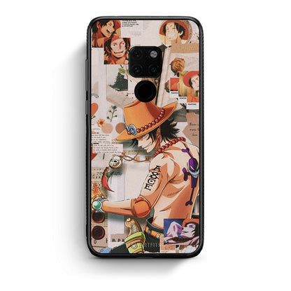 Huawei Mate 20 Anime Collage θήκη από τη Smartfits με σχέδιο στο πίσω μέρος και μαύρο περίβλημα | Smartphone case with colorful back and black bezels by Smartfits