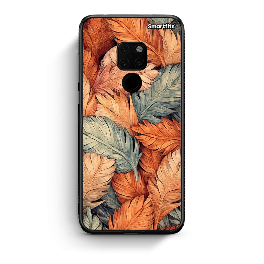 Huawei Mate 20 Autumn Leaves Θήκη από τη Smartfits με σχέδιο στο πίσω μέρος και μαύρο περίβλημα | Smartphone case with colorful back and black bezels by Smartfits