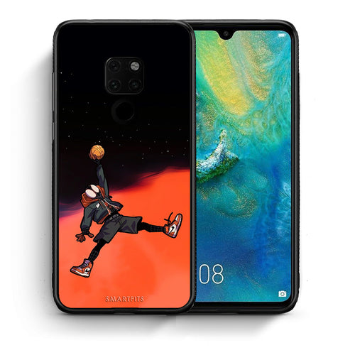 Θήκη Huawei Mate 20 Basketball Hero από τη Smartfits με σχέδιο στο πίσω μέρος και μαύρο περίβλημα | Huawei Mate 20 Basketball Hero case with colorful back and black bezels