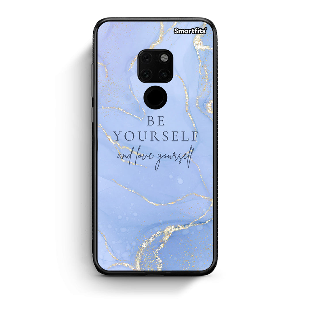 Huawei Mate 20 Be Yourself θήκη από τη Smartfits με σχέδιο στο πίσω μέρος και μαύρο περίβλημα | Smartphone case with colorful back and black bezels by Smartfits