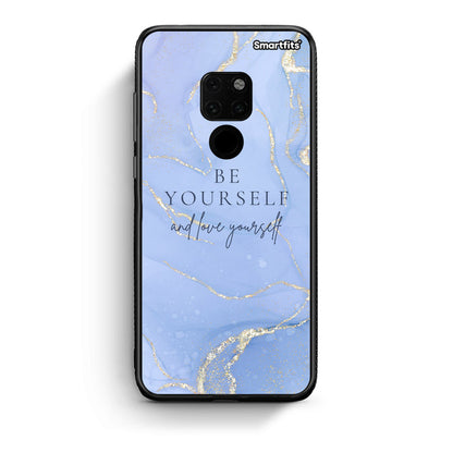 Huawei Mate 20 Be Yourself θήκη από τη Smartfits με σχέδιο στο πίσω μέρος και μαύρο περίβλημα | Smartphone case with colorful back and black bezels by Smartfits