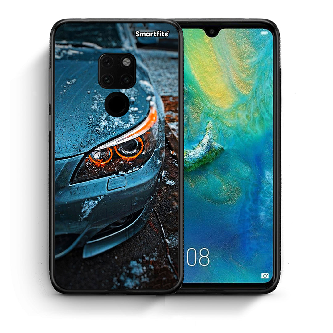 Θήκη Huawei Mate 20 Bmw E60 από τη Smartfits με σχέδιο στο πίσω μέρος και μαύρο περίβλημα | Huawei Mate 20 Bmw E60 case with colorful back and black bezels