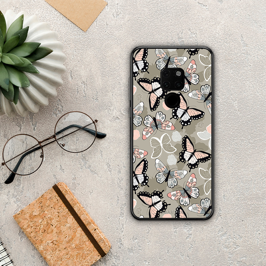 Boho Butterflies - Huawei Mate 20 θήκη
