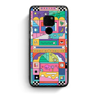 Thumbnail for Huawei Mate 20 Bubbles Soap θήκη από τη Smartfits με σχέδιο στο πίσω μέρος και μαύρο περίβλημα | Smartphone case with colorful back and black bezels by Smartfits