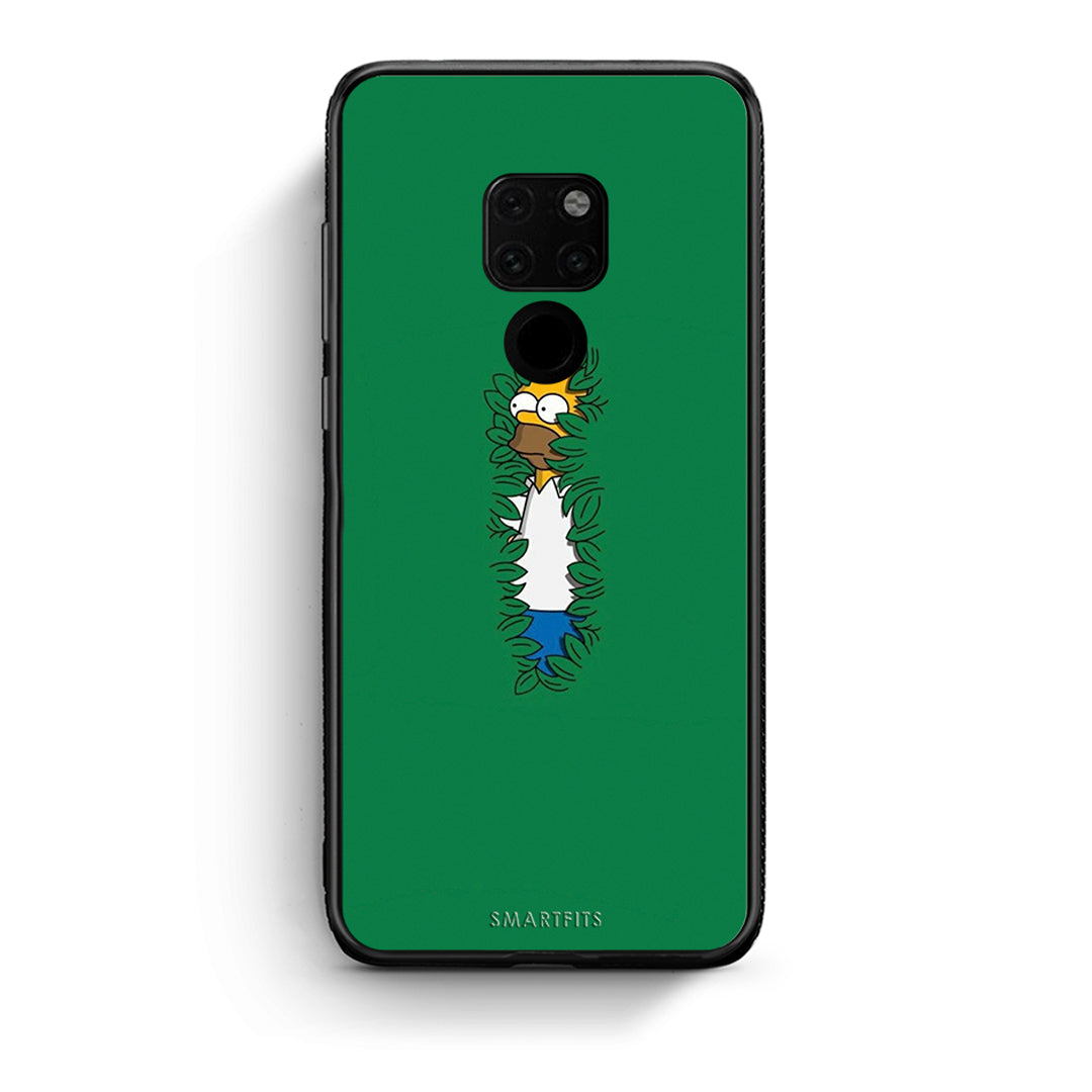 Huawei Mate 20 Bush Man Θήκη Αγίου Βαλεντίνου από τη Smartfits με σχέδιο στο πίσω μέρος και μαύρο περίβλημα | Smartphone case with colorful back and black bezels by Smartfits