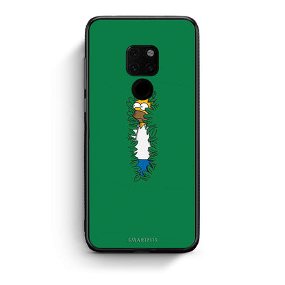 Huawei Mate 20 Bush Man Θήκη Αγίου Βαλεντίνου από τη Smartfits με σχέδιο στο πίσω μέρος και μαύρο περίβλημα | Smartphone case with colorful back and black bezels by Smartfits