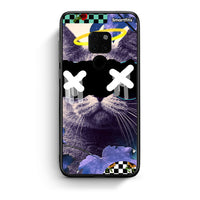 Thumbnail for Huawei Mate 20 Cat Collage θήκη από τη Smartfits με σχέδιο στο πίσω μέρος και μαύρο περίβλημα | Smartphone case with colorful back and black bezels by Smartfits