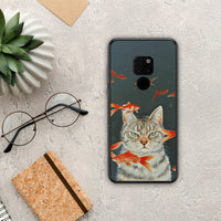 Thumbnail for Cat Goldfish - Huawei Mate 20 θήκη