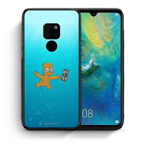 Θήκη Huawei Mate 20 Chasing Money από τη Smartfits με σχέδιο στο πίσω μέρος και μαύρο περίβλημα | Huawei Mate 20 Chasing Money case with colorful back and black bezels