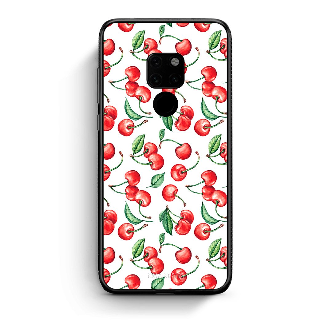 Huawei Mate 20 Cherry Summer θήκη από τη Smartfits με σχέδιο στο πίσω μέρος και μαύρο περίβλημα | Smartphone case with colorful back and black bezels by Smartfits