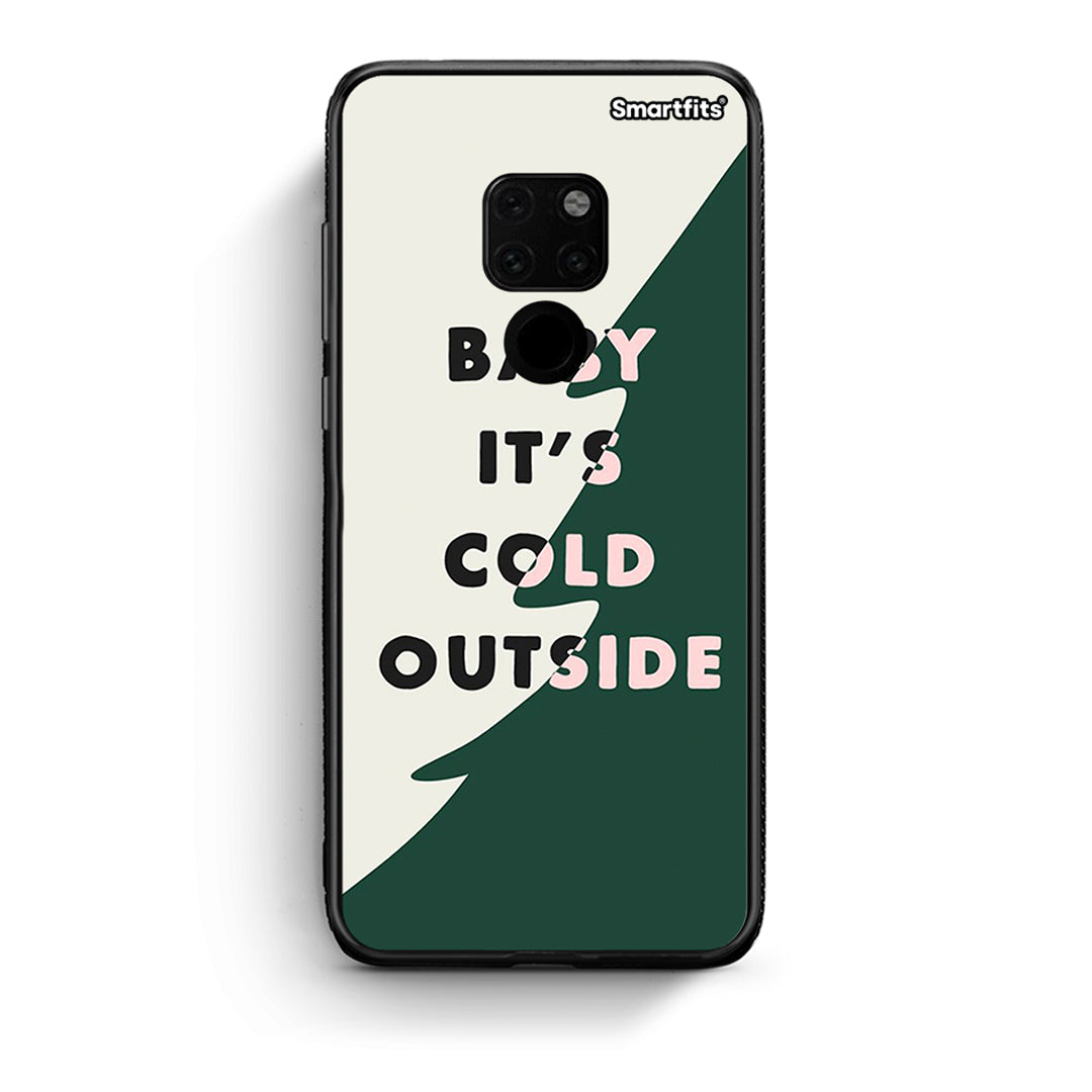Huawei Mate 20 Cold Outside θήκη από τη Smartfits με σχέδιο στο πίσω μέρος και μαύρο περίβλημα | Smartphone case with colorful back and black bezels by Smartfits