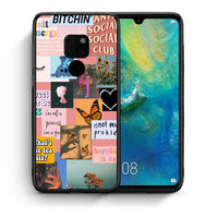 Thumbnail for Θήκη Αγίου Βαλεντίνου Huawei Mate 20 Collage Bitchin από τη Smartfits με σχέδιο στο πίσω μέρος και μαύρο περίβλημα | Huawei Mate 20 Collage Bitchin case with colorful back and black bezels