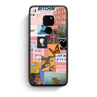 Thumbnail for Huawei Mate 20 Collage Bitchin Θήκη Αγίου Βαλεντίνου από τη Smartfits με σχέδιο στο πίσω μέρος και μαύρο περίβλημα | Smartphone case with colorful back and black bezels by Smartfits