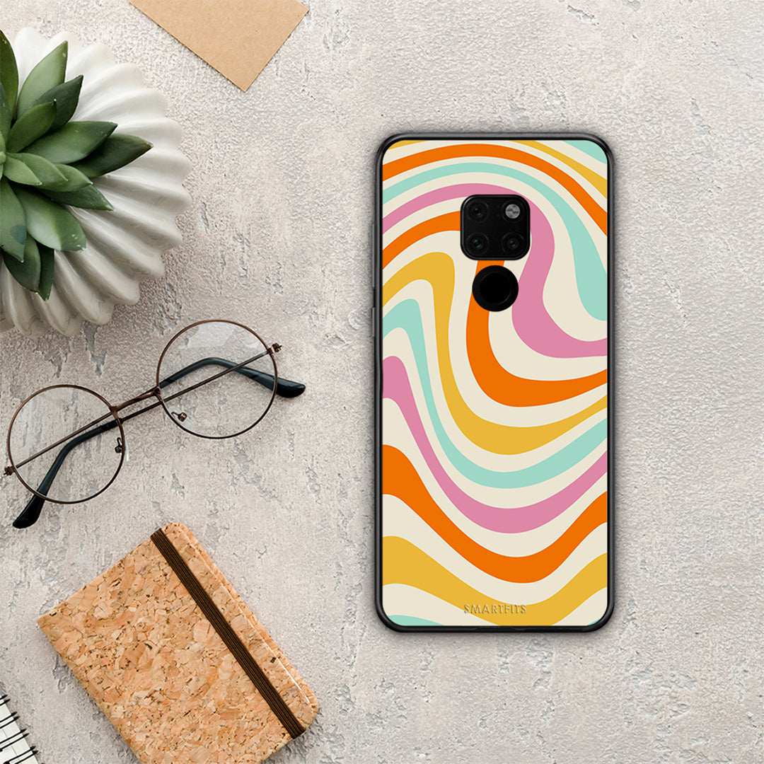 Colourful Waves - Huawei Mate 20 θήκη