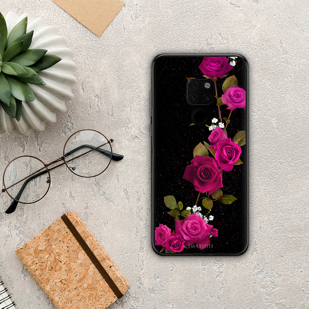 Flower Red Roses - Huawei Mate 20 θήκη