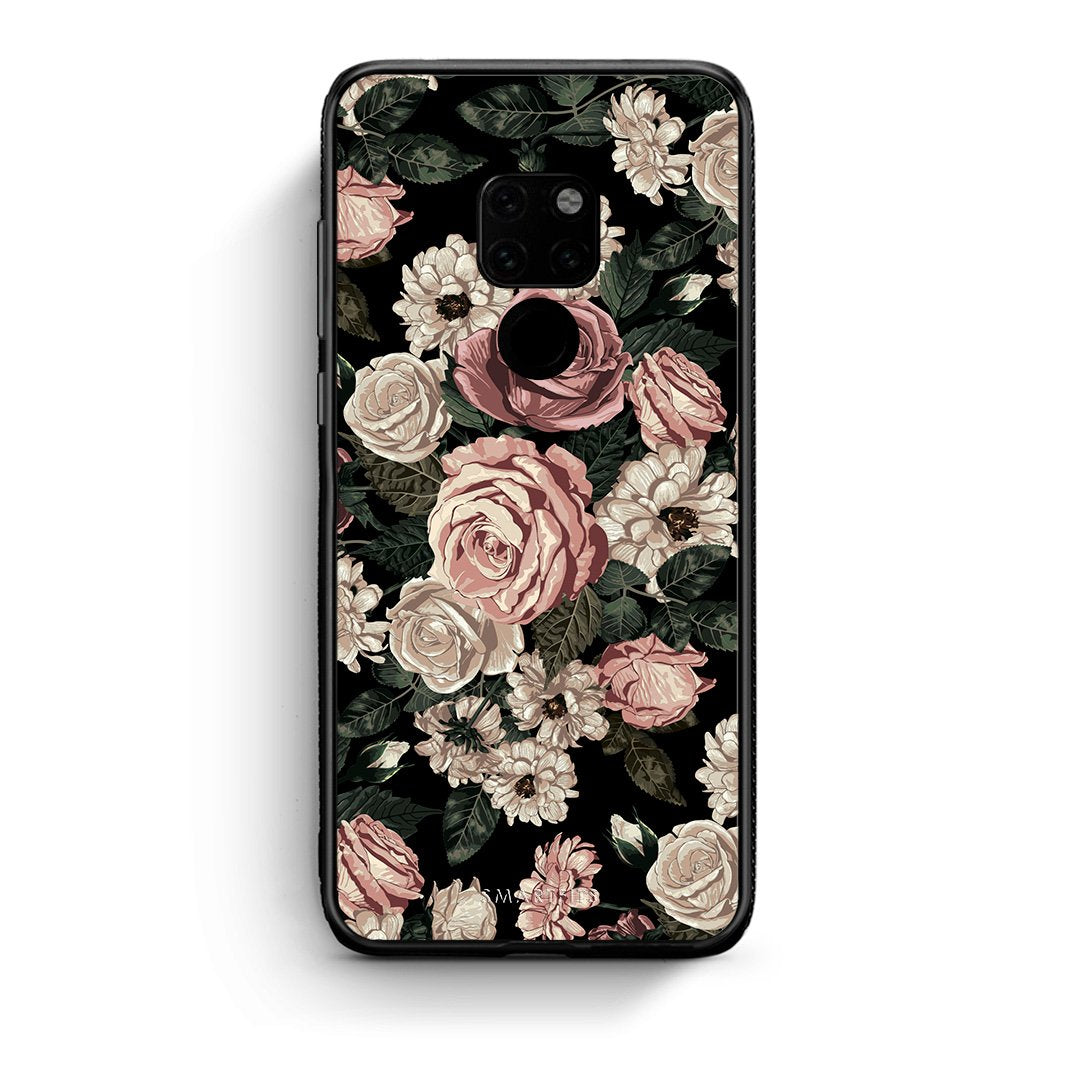 4 - Huawei Mate 20 Wild Roses Flower case, cover, bumper