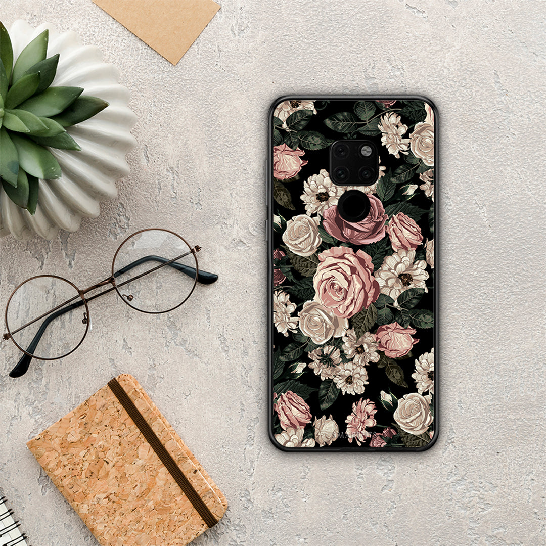 Flower Wild Roses - Huawei Mate 20 θήκη