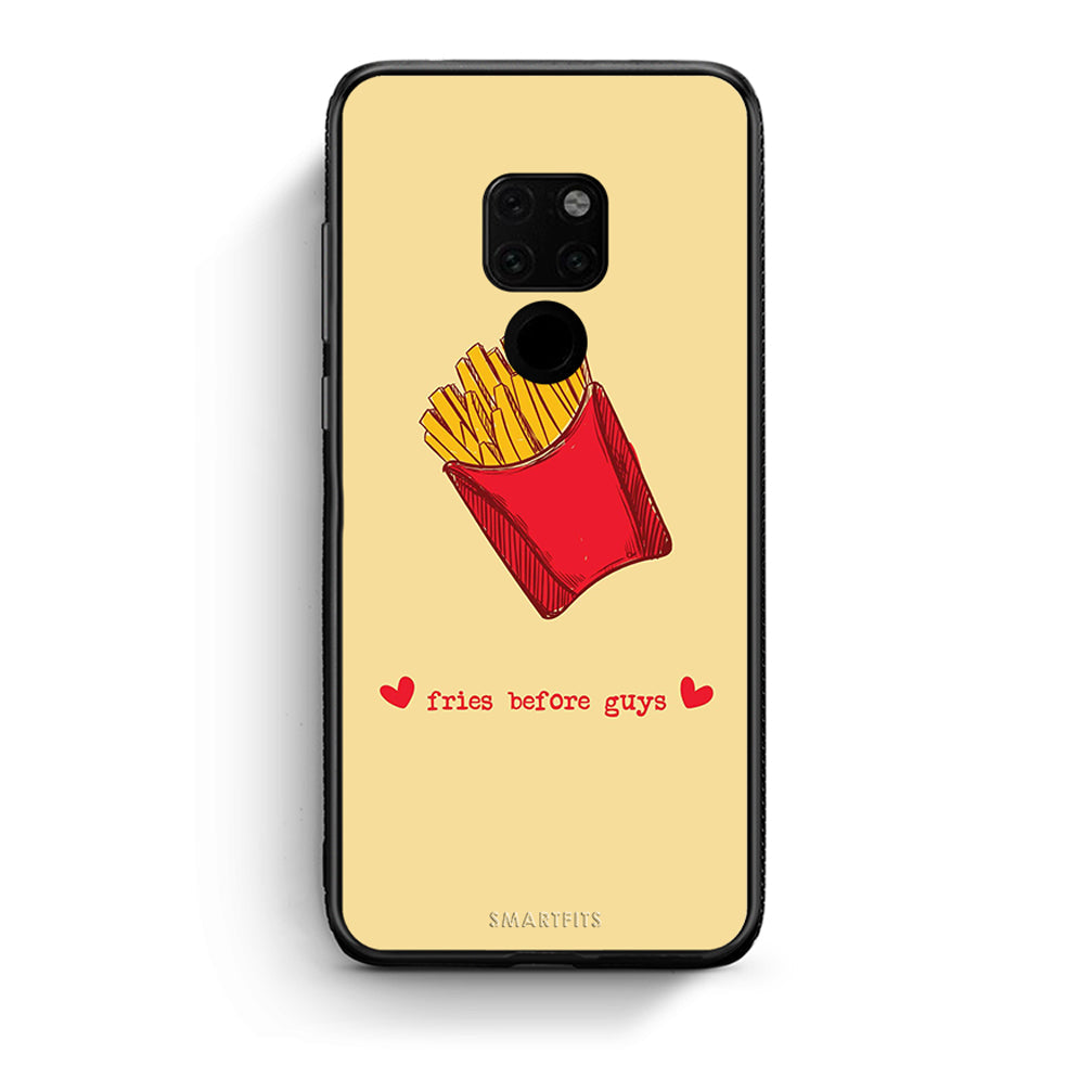 Huawei Mate 20 Fries Before Guys Θήκη Αγίου Βαλεντίνου από τη Smartfits με σχέδιο στο πίσω μέρος και μαύρο περίβλημα | Smartphone case with colorful back and black bezels by Smartfits