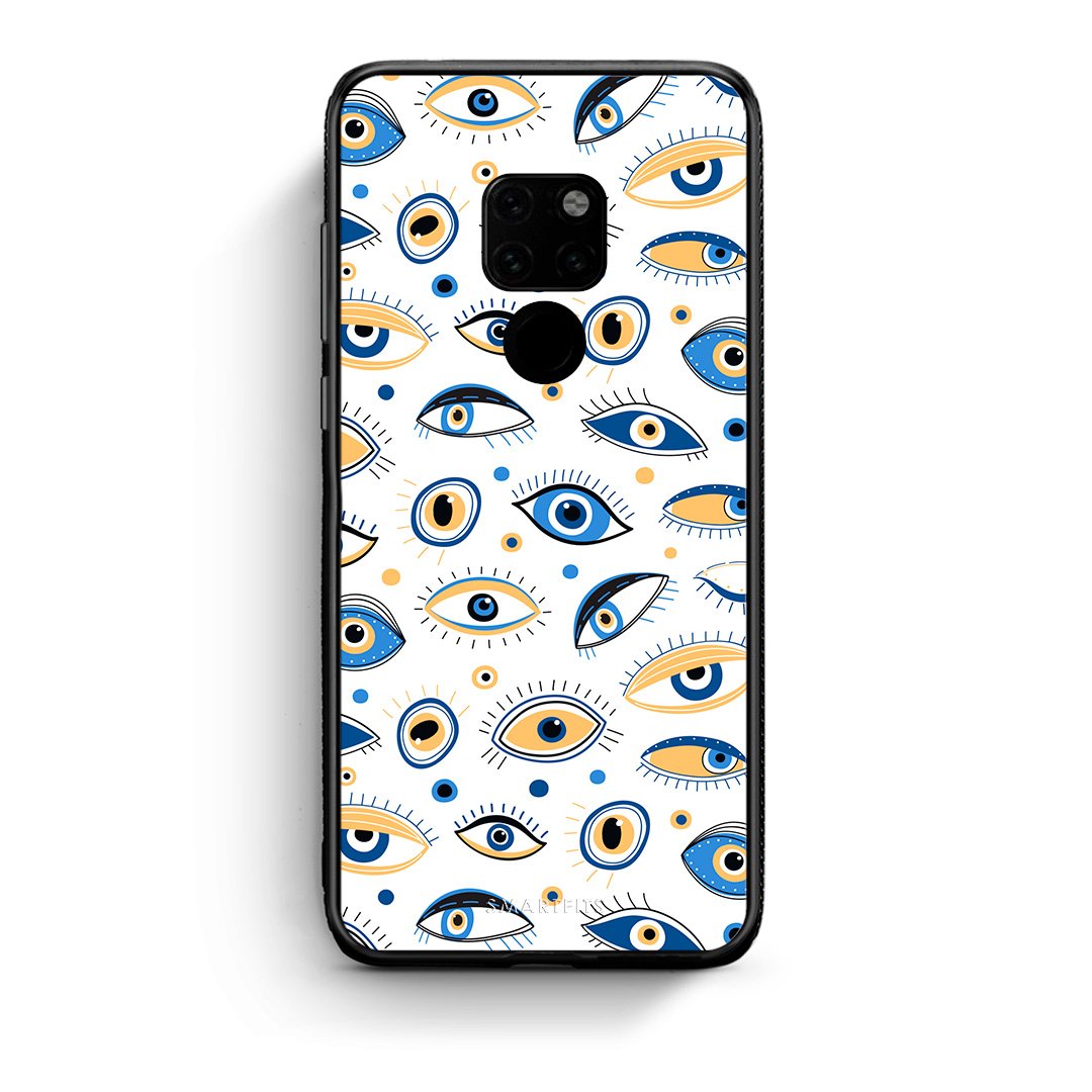 Huawei Mate 20 Ftou Ftou θήκη από τη Smartfits με σχέδιο στο πίσω μέρος και μαύρο περίβλημα | Smartphone case with colorful back and black bezels by Smartfits