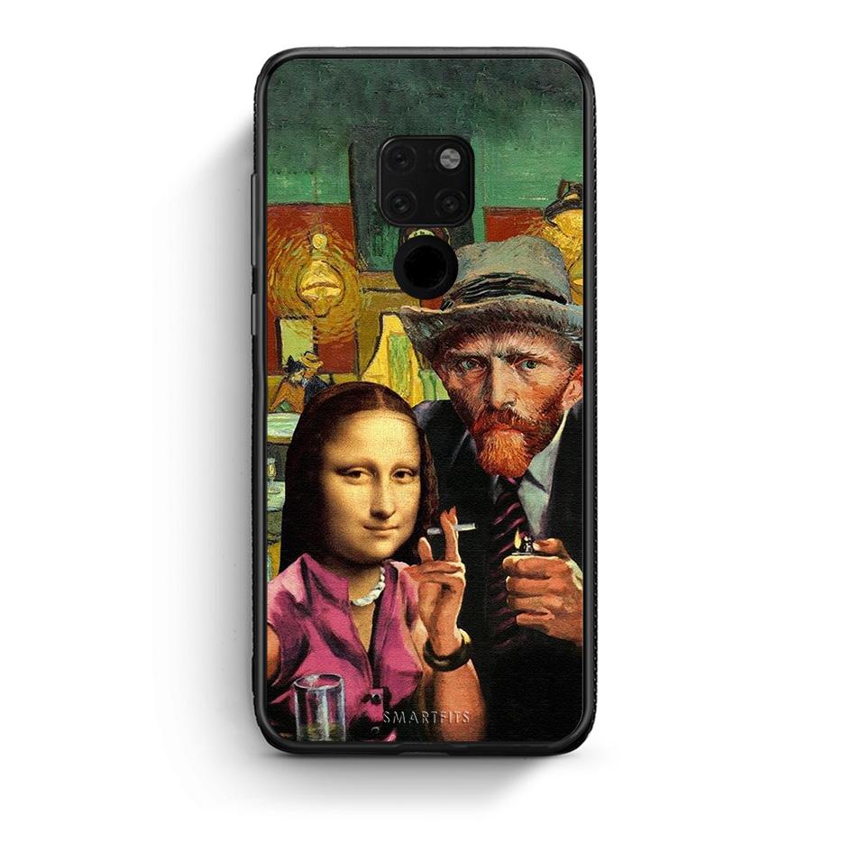 Huawei Mate 20 Funny Art θήκη από τη Smartfits με σχέδιο στο πίσω μέρος και μαύρο περίβλημα | Smartphone case with colorful back and black bezels by Smartfits