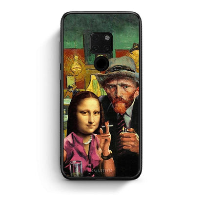 Huawei Mate 20 Funny Art θήκη από τη Smartfits με σχέδιο στο πίσω μέρος και μαύρο περίβλημα | Smartphone case with colorful back and black bezels by Smartfits