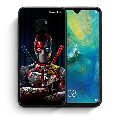 Θήκη Huawei Mate 20 Funny Guy από τη Smartfits με σχέδιο στο πίσω μέρος και μαύρο περίβλημα | Huawei Mate 20 Funny Guy case with colorful back and black bezels