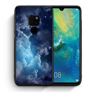 Thumbnail for Θήκη Huawei Mate 20 Blue Sky Galaxy από τη Smartfits με σχέδιο στο πίσω μέρος και μαύρο περίβλημα | Huawei Mate 20 Blue Sky Galaxy case with colorful back and black bezels
