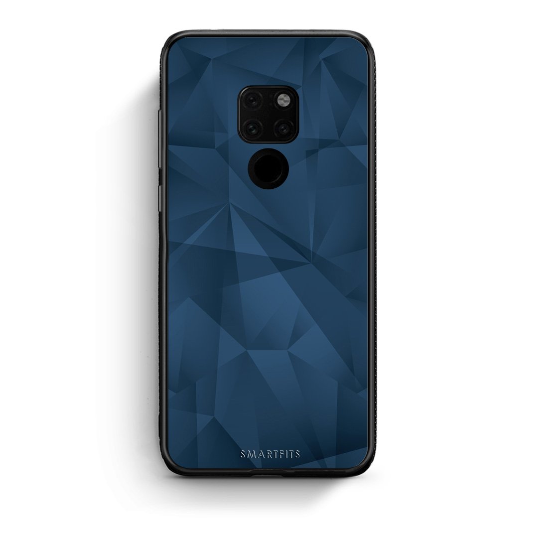 39 - Huawei Mate 20 Blue Abstract Geometric case, cover, bumper